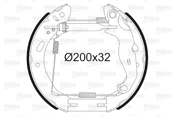 Remschoen set Valeo 554903