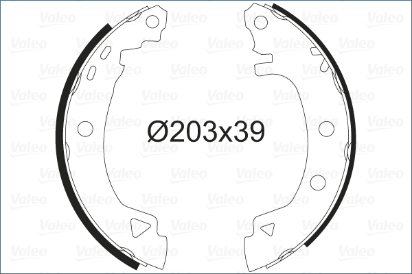 Remschoen set Valeo 562041