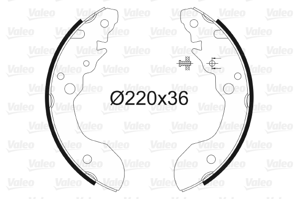 Remschoen set Valeo 562755