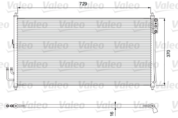 Airco condensor Valeo 810909