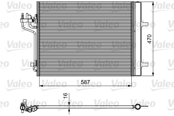 Airco condensor Valeo 814021