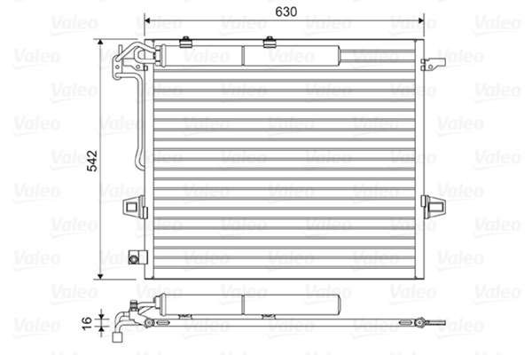 Airco condensor Valeo 814025