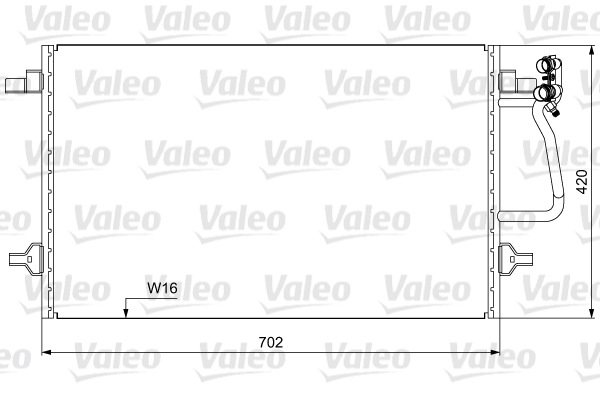 Airco condensor Valeo 814030