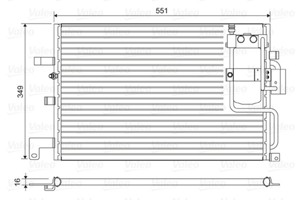 Airco condensor Valeo 814036