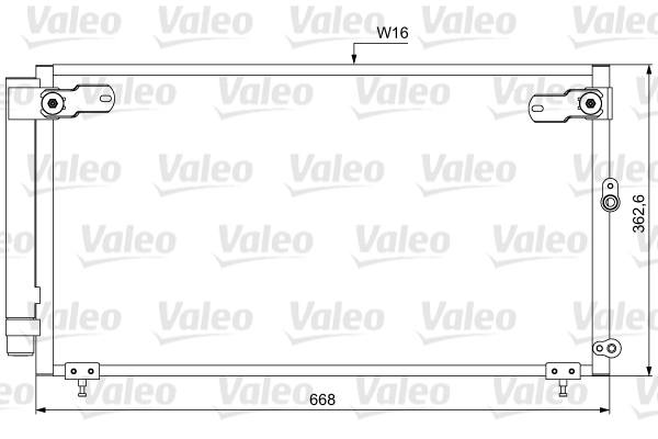 Airco condensor Valeo 814047