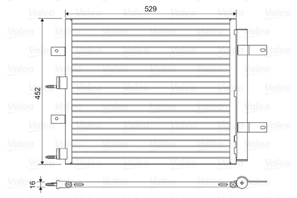 Airco condensor Valeo 814196