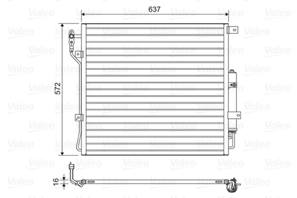 Airco condensor Valeo 814200