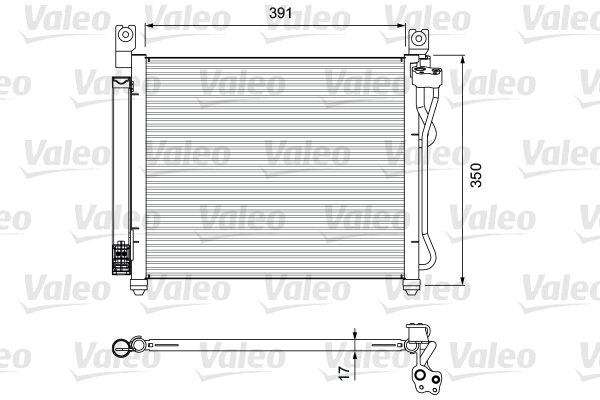 Airco condensor Valeo 814299