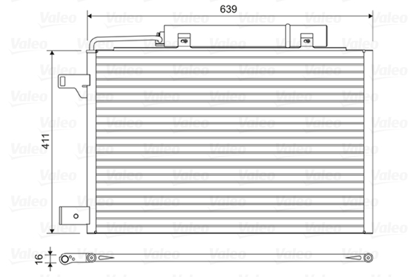 Airco condensor Valeo 814376