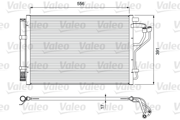 Airco condensor Valeo 814394