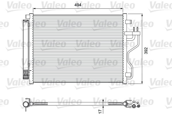 Airco condensor Valeo 814396