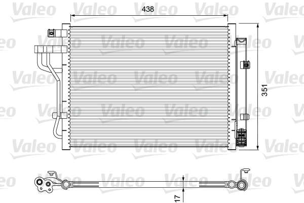 Airco condensor Valeo 814399