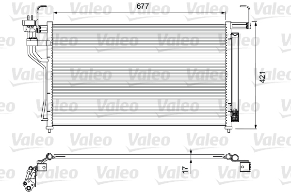 Airco condensor Valeo 814400