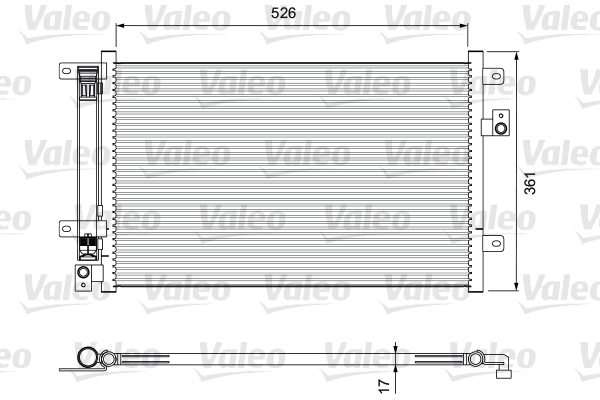 Airco condensor Valeo 814405