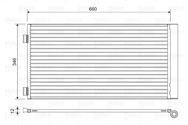 Airco condensor Valeo 814408