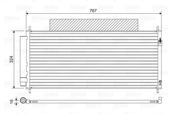 Airco condensor Valeo 814411