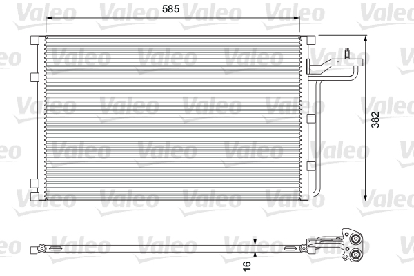 Airco condensor Valeo 814416