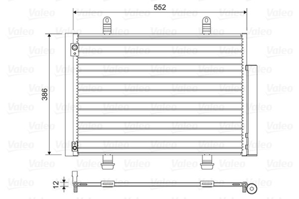 Airco condensor Valeo 814418