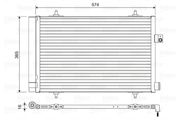 Airco condensor Valeo 814420