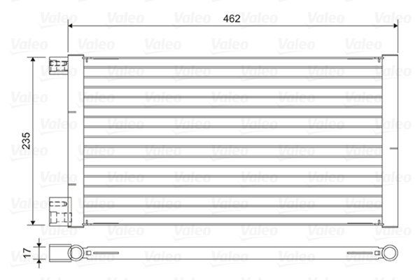 Airco condensor Valeo 814433