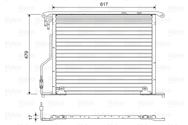 Airco condensor Valeo 814434