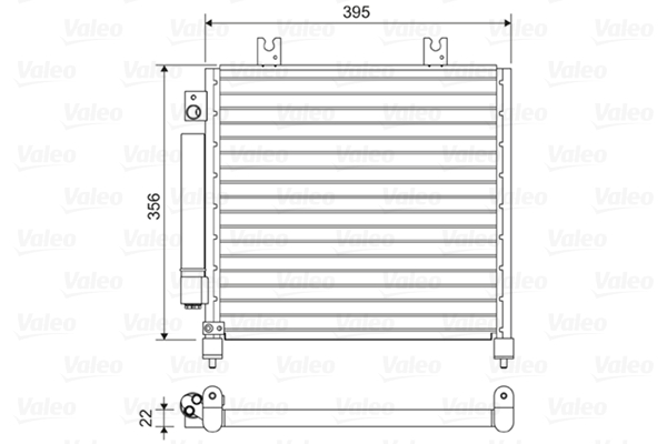 Airco condensor Valeo 814437