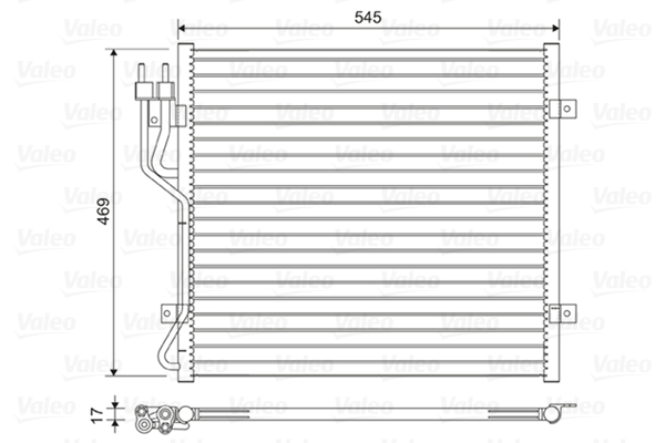 Airco condensor Valeo 814439