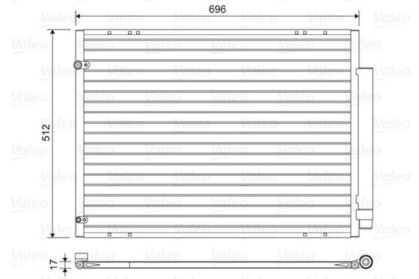 Airco condensor Valeo 814448