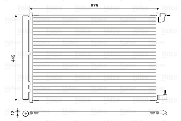 Airco condensor Valeo 814468