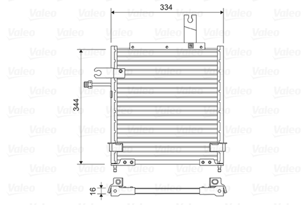 Airco condensor Valeo 814482