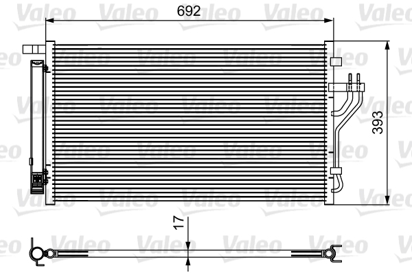 Airco condensor Valeo 814485