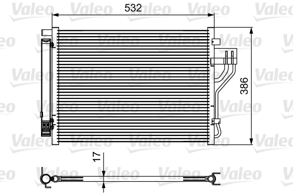 Airco condensor Valeo 814494