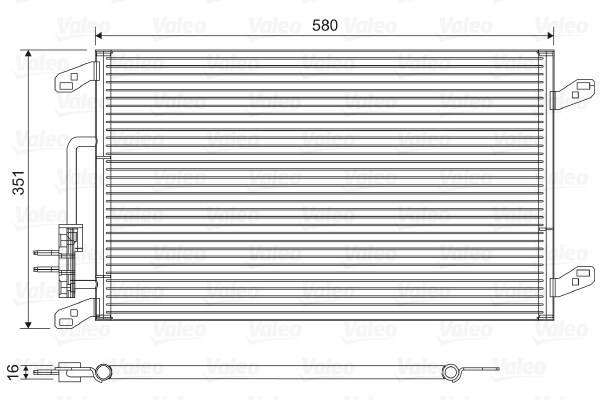 Airco condensor Valeo 817386