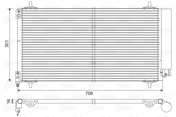 Airco condensor Valeo 817740