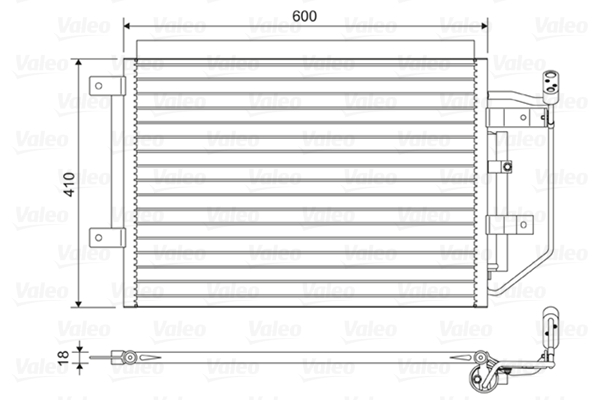 Airco condensor Valeo 822556