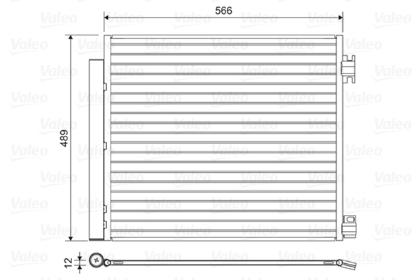 Airco condensor Valeo 822559