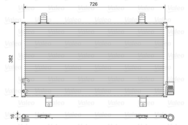 Airco condensor Valeo 822580