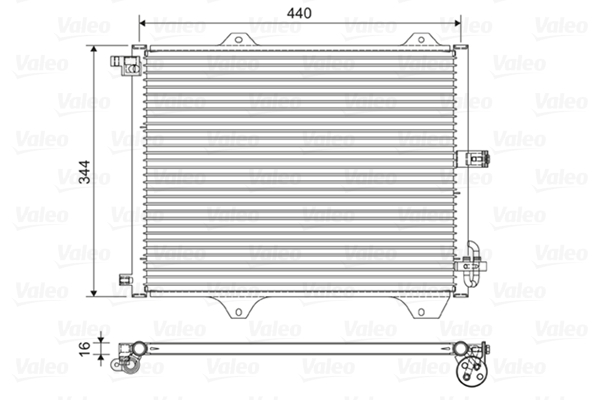 Airco condensor Valeo 822588