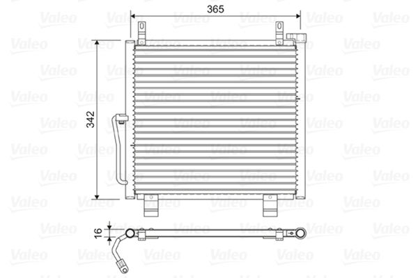 Airco condensor Valeo 822591