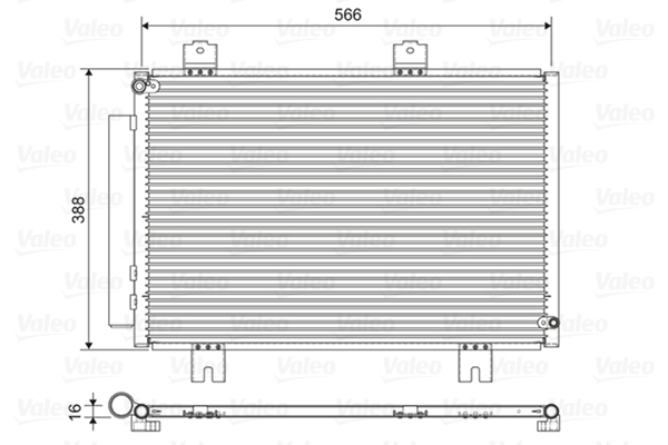 Airco condensor Valeo 822594