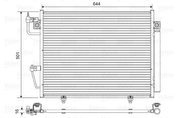 Airco condensor Valeo 822620