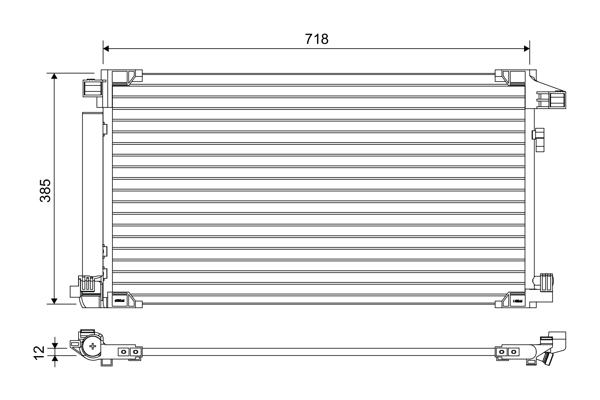 Airco condensor Valeo 822658