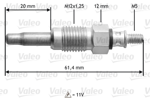 Gloeibougie Valeo 345108