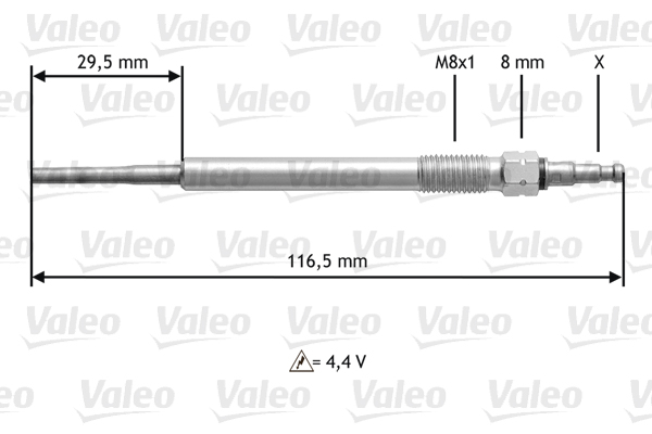 Gloeibougie Valeo 345147