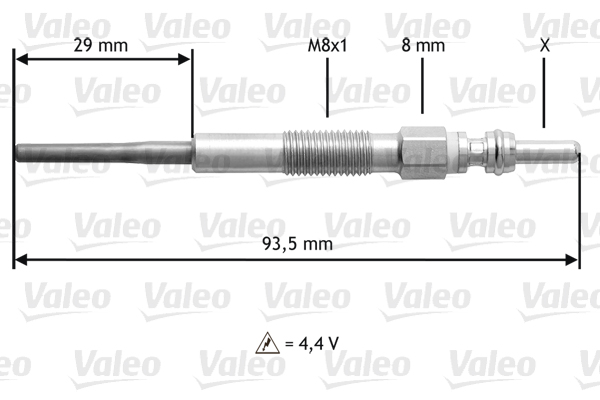 Gloeibougie Valeo 345206