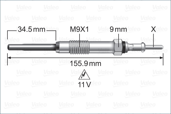 Gloeibougie Valeo 345228