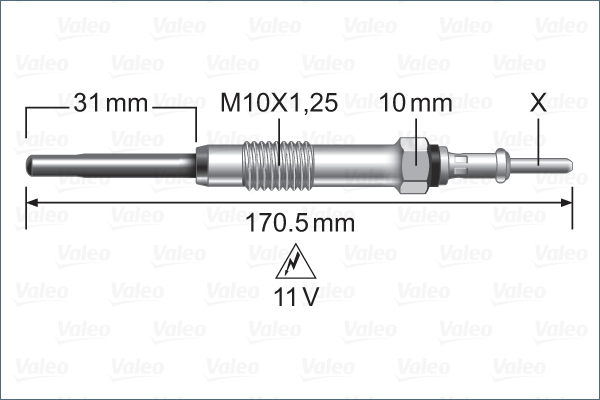 Gloeibougie Valeo 345244