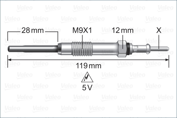 Gloeibougie Valeo 345248