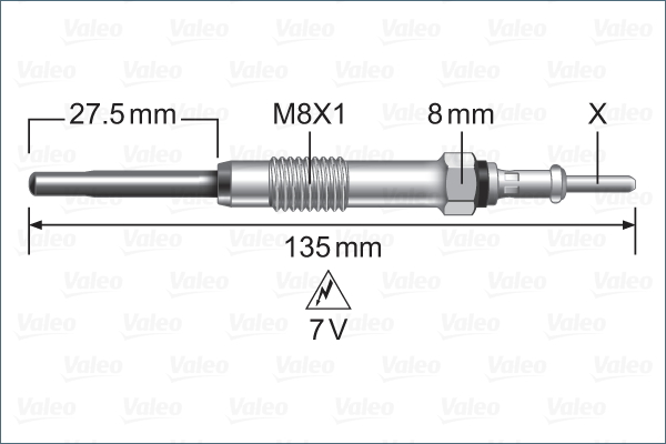 Gloeibougie Valeo 345251