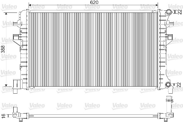 Radiateur Valeo 733121